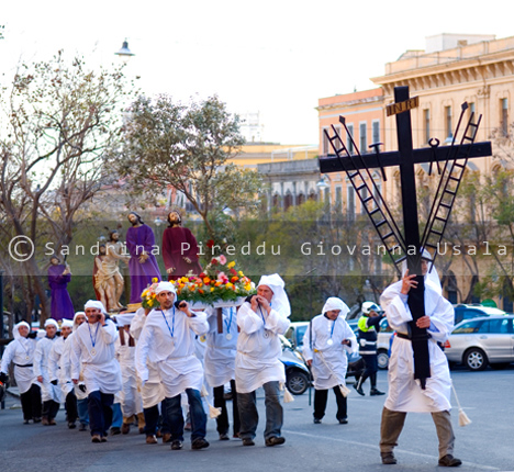 Processione dei Misteri di San Michele di Cagliari - Immagini di Sandrina Pireddu e Giovanna Usala